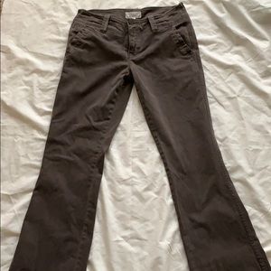 American Eagle Dark Brown Khaki Pants Size 2